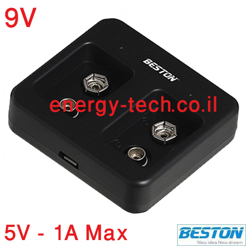 מטען לסוללות ליתיום וניקל BESTON M-7005 9V