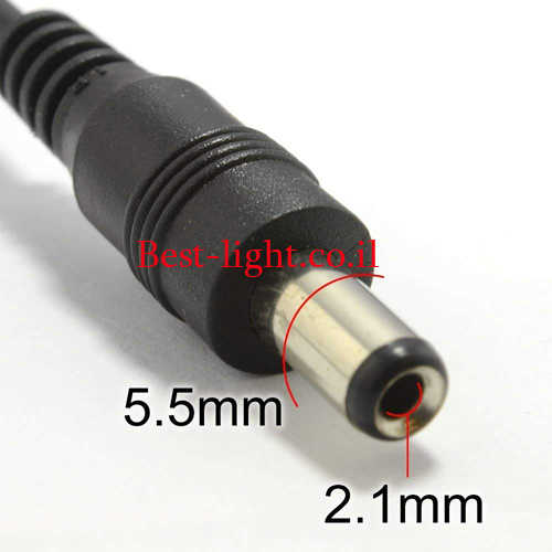 ספק כוח DC9V 2A תקע SAKAL 5.5x2.1mm