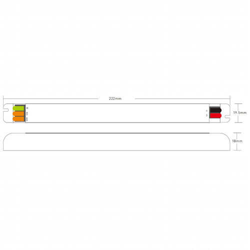 דרייבר לד צר YSD H 24V 60W 2.5A